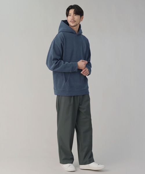 LIL VENDARS（リルヴェンダース）の「Buyer's Select / ケーブルジャガード裏シャギープルオーバーパーカー（パーカー・メンズ・ダークブルー/スミクロ/アイボリー/ブラウン・M/LL/L）」の22枚目の写真