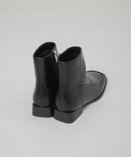 セール】スクエアトゥミドルブーツ（ブーツ）｜NANO universe（ナノ