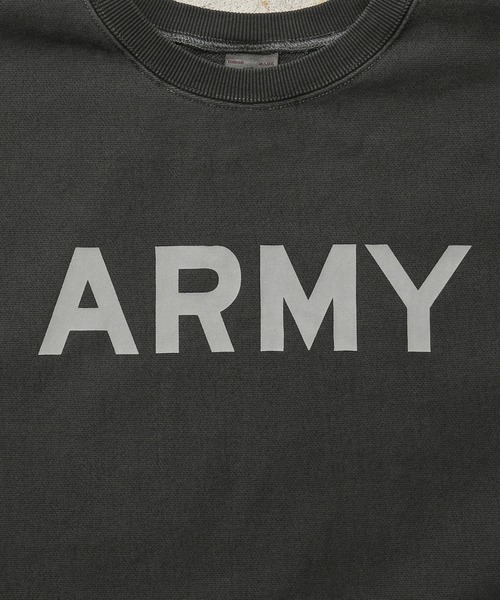 WAIPER.inc（ワイパーインク）の「PIGMENT R/W SWEAT SHIRT(ARMY)（スウェット・メンズ・ミント/サーモンピンク/ブルー/ブラック・M/L/XL/XXL）」の7枚目の写真