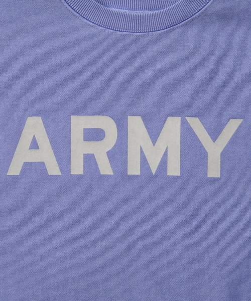 WAIPER.inc（ワイパーインク）の「PIGMENT R/W SWEAT SHIRT(ARMY)（スウェット・メンズ・ミント/サーモンピンク/ブルー/ブラック・M/L/XL/XXL）」の9枚目の写真
