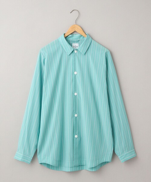 coen（コーエン）の「楽はおり柄アソートシャツ【ストレッチ、防シワ】（シャツ/ブラウス・メンズ・ネイビー/モカ/ライム/ライトグレー・S/XL/L/M）」の21枚目の写真