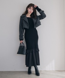 ワンピース（ブラック/黒色系・フリル）ファッション通販 - ZOZOTOWN
