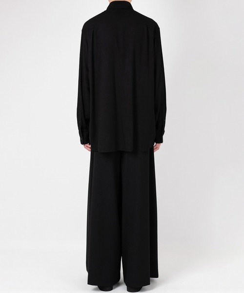LAD MUSICIAN（ラッドミュージシャン）の「RAYON TWILL BIG SHIRT（シャツ/ブラウス・メンズ・ブラック・42/44/46）」の4枚目の写真