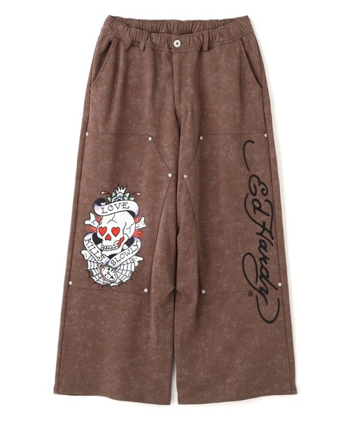 FR(13)NDS(フレンズ)の「FR(13)NDS × Ed Hardy/フレンズ × エド・ハーディ/コラボ ダブルニースウェットパンツ(スウェットパンツ・メンズ・ブラウン/グレー・M/L)」の9枚目の写真