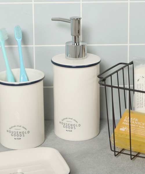 NEIGHBORHOOD / ACME ディスペンサー3つセット HOUSEHOLD GOODS》陶器ディスペンサー（バス/トイレグッズ）｜studio