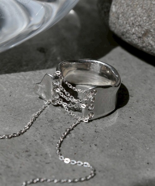 norme(ノーム)の「【SILVER925】ノーム プレイング チェーン ピンキー リング / norme playing chain pinky ring(リング・レディース・シルバー・FREE)」の1枚目の写真
