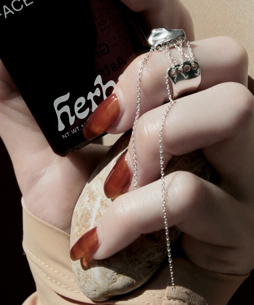 norme(ノーム)の「【SILVER925】ノーム プレイング チェーン ピンキー リング / norme playing chain pinky ring(リング・レディース・シルバー・FREE)」の8枚目の写真