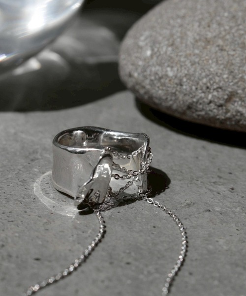 norme(ノーム)の「【SILVER925】ノーム プレイング チェーン ピンキー リング / norme playing chain pinky ring(リング・レディース・シルバー・FREE)」の4枚目の写真