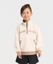 ハーフジップ」に該当するホワイト/白色系のファッション通販