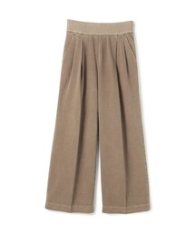 リブウエストワイドレッグパンツ WCGT1099