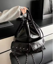 IMARI（イマリ）の「【 Port / ポート 】 2way スタッズポケット リュック ショルダーバッグ #（バックパック/リュック）」