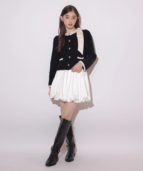 Rirandture バルーンミニスカート サテンバルーンミニスカート（スカート）｜Rirandture（リランド