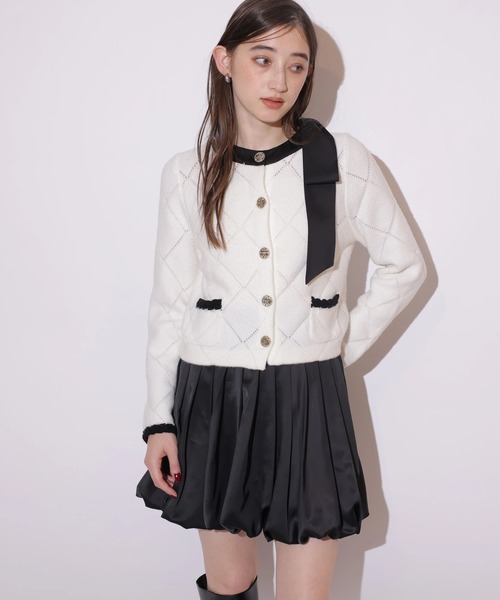 Rirandture（リランドチュール）の「サテンバルーンミニスカート（スカート・レディース・ホワイト/ブラウン/ブラック・1/2）」の12枚目の写真