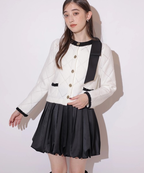 Rirandture（リランドチュール）の「サテンバルーンミニスカート（スカート・レディース・ホワイト/ブラウン/ブラック・1/2）」の10枚目の写真