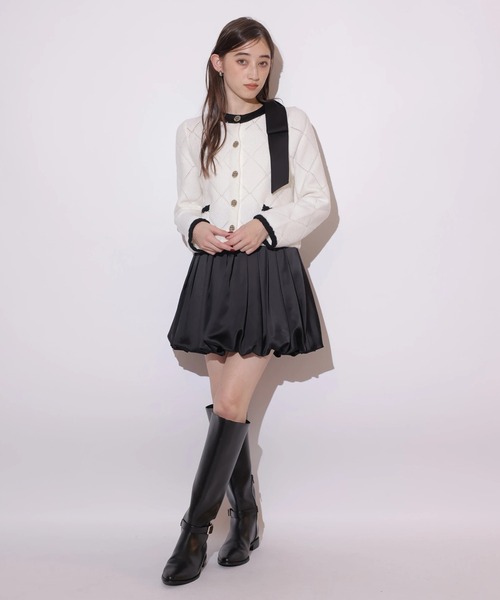 Rirandture（リランドチュール）の「サテンバルーンミニスカート（スカート・レディース・ホワイト/ブラウン/ブラック・1/2）」の13枚目の写真