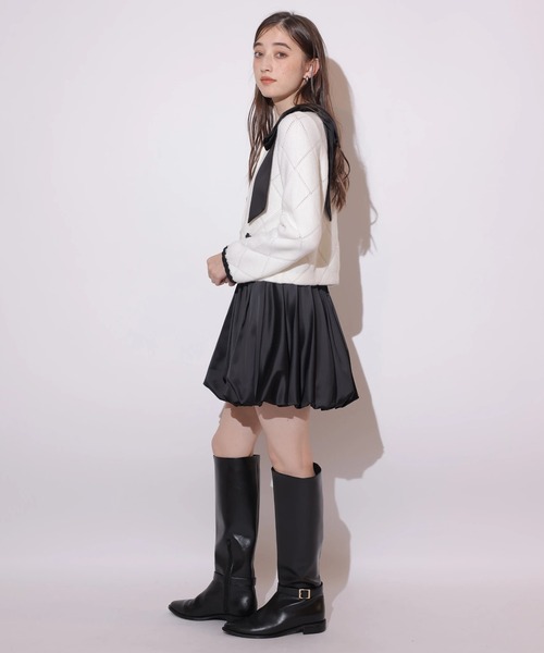 Rirandture バルーンミニスカート サテンバルーンミニスカート（スカート）｜Rirandture（リランド