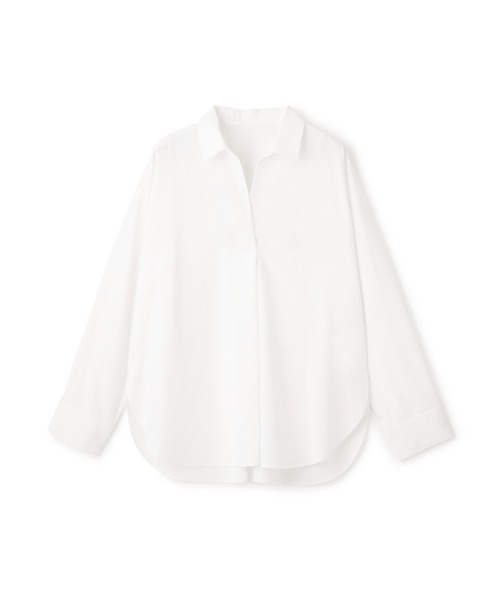 ROPE' PICNIC（ロペピクニック）の「スキッパーシャツ/UVカット・イージーケア（シャツ/ブラウス・レディース・サックスブルー/オフホワイト/ネイビー・FREE）」の13枚目の写真