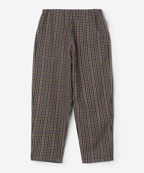 ダントン ウール イージーパンツ グレンチェック 日本製 DANTON | ウール イージーパンツ WOMEN（その他パンツ）｜DANTON