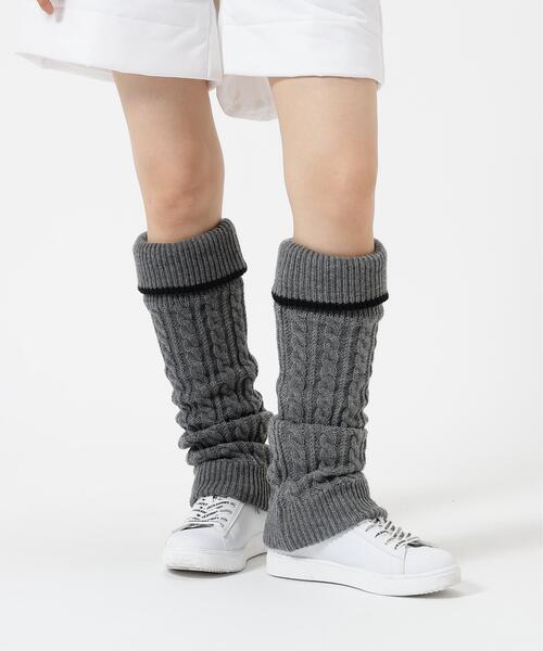 Jack Bunny!!(ジャックバニー)の「ニットレッグウォーマ (UNISEX)(その他小物・メンズ・ブラック/グレー/ネイビー/ホワイト・FREE)」の11枚目の写真