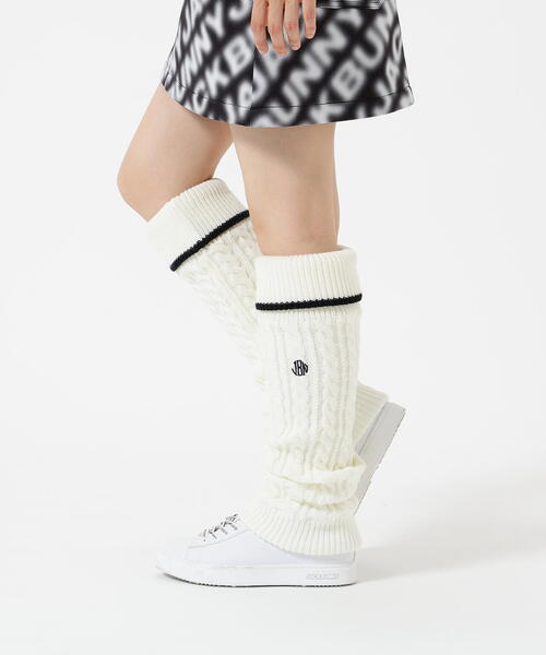 Jack Bunny!!(ジャックバニー)の「ニットレッグウォーマ (UNISEX)(その他小物・メンズ・ブラック/グレー/ネイビー/ホワイト・FREE)」の14枚目の写真