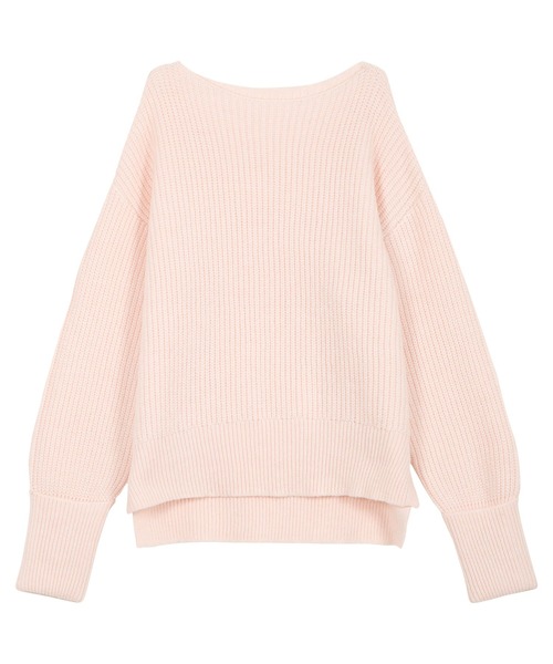 セール】［ 岡部あゆみさんコラボ ］ローゲージニットプルオーバー