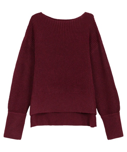 岡部あゆみさんコラボ ］ローゲージニットプルオーバー（ニット