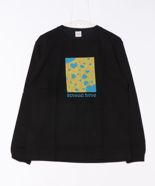 ARCHIVER(アーカイバ)の「【RES】【Spread Love】オリジナルプリント L/S T(Tシャツ/カットソー・レディース・ホワイト/ブラック・MEDIUM)」の2枚目の写真