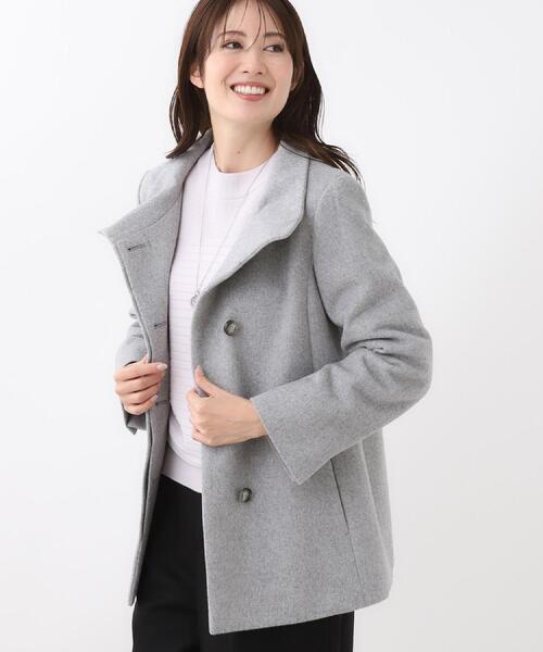 セール】【衿が顔に当たらない◎】スタンドネックミドルコート（その他