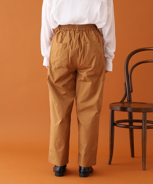 Emago(イマゴ)の「EMAGO ロゴ刺繍テーパードパンツ(その他パンツ・レディース・ブラウン/カーキ/ネイビー・FREE)」の18枚目の写真
