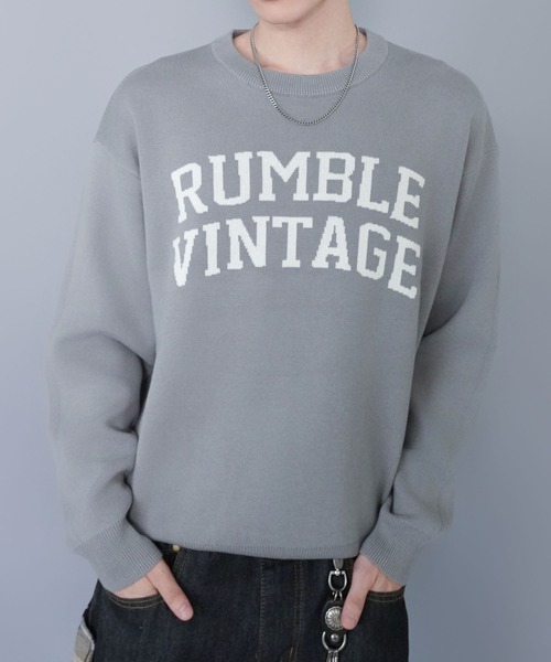 SPINNS（スピンズ）の「ジャガードロゴニット/ヴィンテージ/スウェットライク/チクチクしない（ニット/セーター・メンズ・ベージュ/グレー/ブラック・ONESIZE）」の21枚目の写真