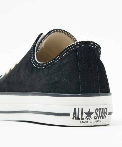 CONVERSE ALL STAR(コンバースオールスター)の「【CONVERSE / コンバース】SUEDE ALL STAR J OX / スエード オールスター(スニーカー・メンズ・ブラック・8.5/9.5/7.5)」の6枚目の写真