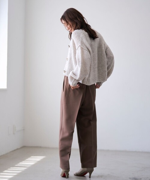 RONEL(ロネル)の「Tricots Jean Marc(トリコットジーンマルク)ニットカーディガン(カーディガン/ボレロ・レディース・グレー系/ライトブルー/ホワイト・FREE)」の13枚目の写真