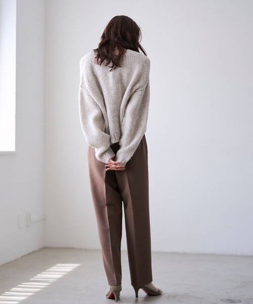 RONEL(ロネル)の「Tricots Jean Marc(トリコットジーンマルク)ニットカーディガン(カーディガン/ボレロ・レディース・グレー系/ライトブルー/ホワイト・FREE)」の14枚目の写真