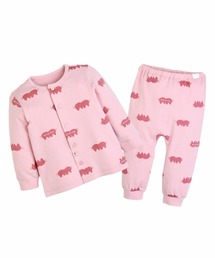 moimoln（モイモルン）の「【ルームウェア】Wキャット長袖トップス＆パンツ（ルームウェア/パジャマ）」