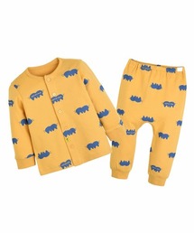 moimoln（モイモルン）の「【ルームウェア】Wキャット長袖トップス＆パンツ（ルームウェア/パジャマ）」