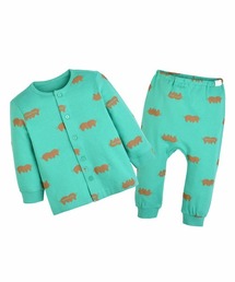 moimoln(モイモルン)の【ルームウェア】Wキャット長袖トップス&パンツ(ルームウェア/パジャマ)