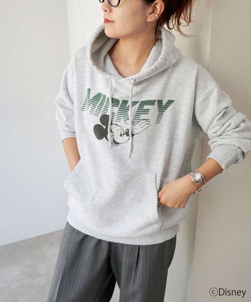 Spick & Span(スピックアンドスパン)の「《WEB限定追加》GOOD ROCK SPEED x Spick 別注 MICKEY / SWEAT(パーカー・レディース・グレー/ブラック系その他・FREE)」の2枚目の写真