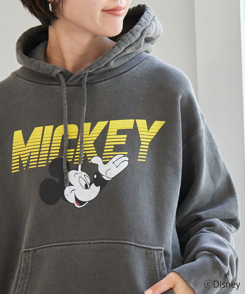 Spick & Span(スピックアンドスパン)の「《WEB限定追加》GOOD ROCK SPEED x Spick 別注 MICKEY / SWEAT(パーカー・レディース・グレー/ブラック系その他・FREE)」の7枚目の写真