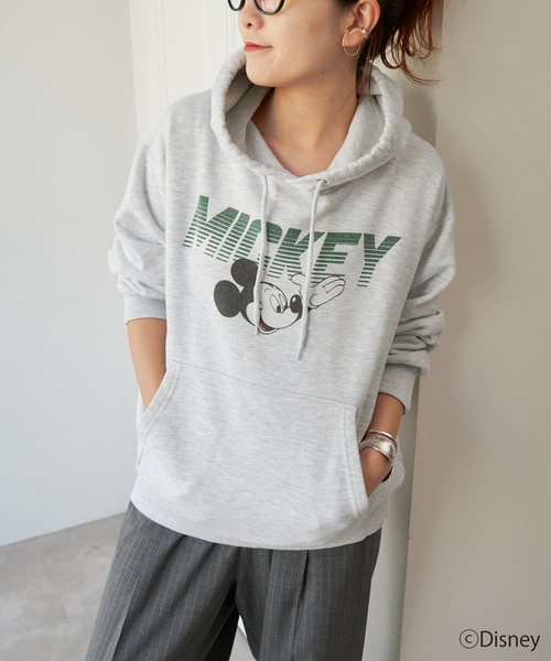 Spick & Span(スピックアンドスパン)の「《WEB限定追加》GOOD ROCK SPEED x Spick 別注 MICKEY / SWEAT(パーカー・レディース・グレー/ブラック系その他・FREE)」の11枚目の写真