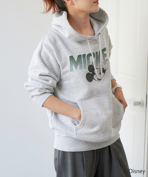Spick & Span(スピックアンドスパン)の「《WEB限定追加》GOOD ROCK SPEED x Spick 別注 MICKEY / SWEAT(パーカー・レディース・グレー/ブラック系その他・FREE)」の13枚目の写真
