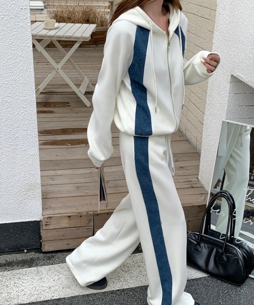 Keboz ホワイト/ブルー セットアップ 完売】ボックスセットアップ Cooroom クールーム | すべての商品