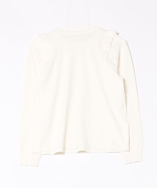 Rose Tiara(ローズティアラ)の「フリルニットプルオーバー(ニット/セーター・レディース・ピンク/オフホワイト/ブラック・46/42/38)」の17枚目の写真