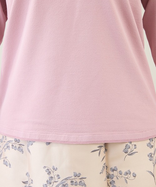 Rose Tiara(ローズティアラ)の「フリルニットプルオーバー(ニット/セーター・レディース・ピンク/オフホワイト/ブラック・46/42/38)」の16枚目の写真