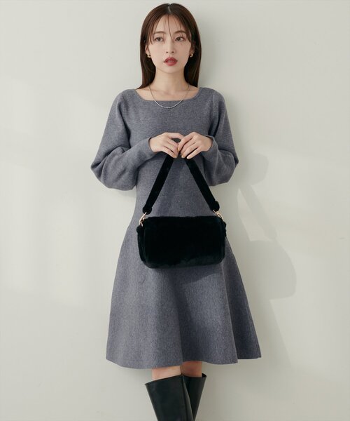 ako〉前後2WAYミニワンピース（ワンピース）｜natural couture