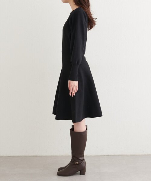 natural couture（ナチュラルクチュール）の「〈ako〉前後２WAYミニワンピース（ワンピース・レディース・ブラック/チャコールグレー/ボルドー/ベージュ・FREE）」の19枚目の写真