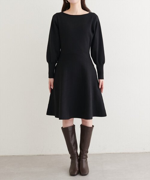 natural couture（ナチュラルクチュール）の「〈ako〉前後２WAYミニワンピース（ワンピース・レディース・ブラック/チャコールグレー/ボルドー/ベージュ・FREE）」の21枚目の写真