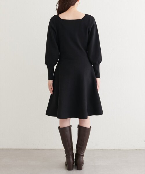 natural couture（ナチュラルクチュール）の「〈ako〉前後２WAYミニワンピース（ワンピース・レディース・ブラック/チャコールグレー/ボルドー/ベージュ・FREE）」の22枚目の写真