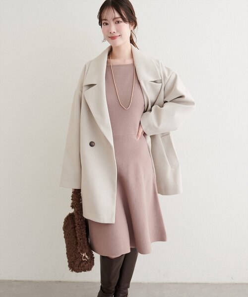 ako〉前後2WAYミニワンピース（ワンピース）｜natural couture