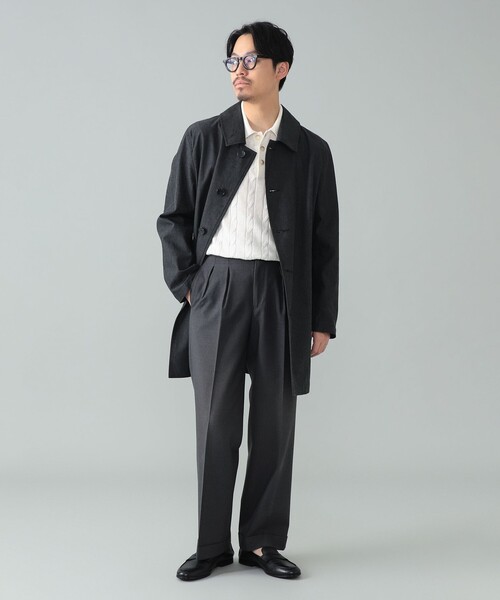 別注】MACKINTOSH / DUNKELD SHORT デニム ステンカラーコート（ステン