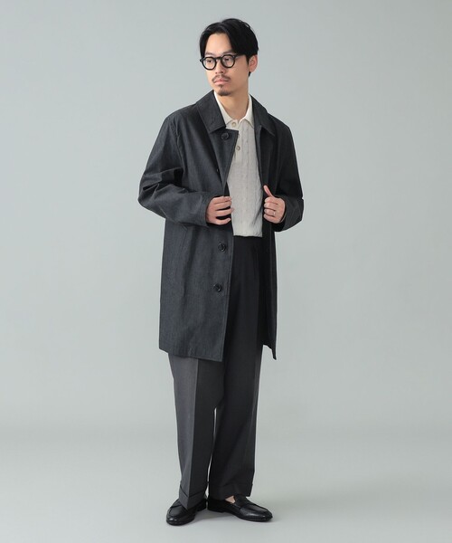 別注】MACKINTOSH / DUNKELD SHORT デニム ステンカラーコート（ステン